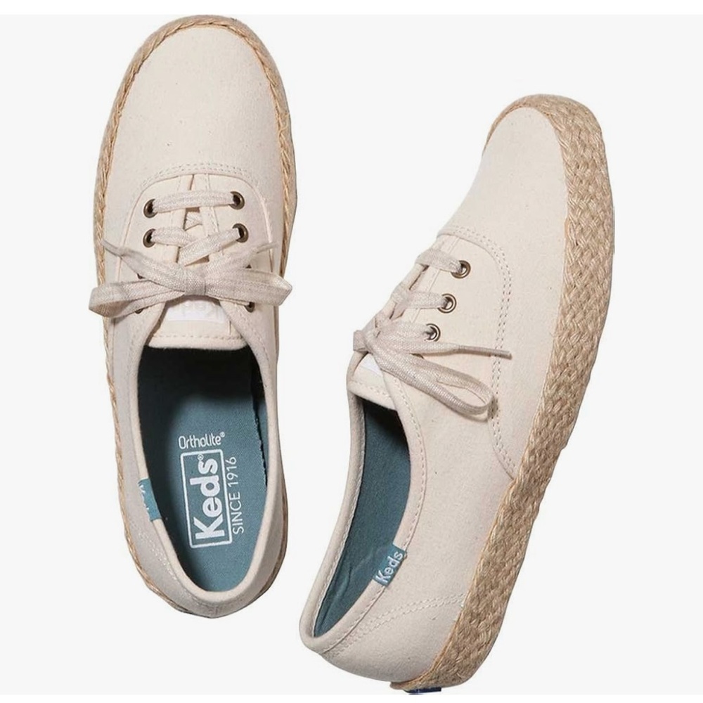 Womens Keds Champion Salt Wash Canvas Jute